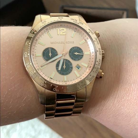 Rose gold ladies watch Michael Kor - Picture 3 of 3